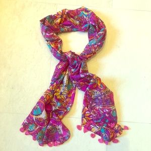 LILLY PULITZER Murfee silk/cashmere Scarf